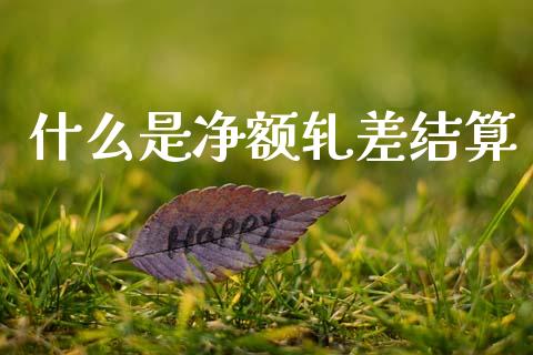 什么是净额轧差结算_https://www.qmgjg.com_恒生指数是什么_第1张
