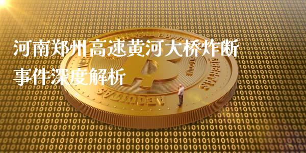 河南郑州高速黄河大桥炸断事件深度解析_https://www.qmgjg.com_恒生指数是什么_第1张