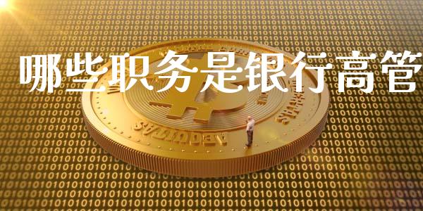 哪些职务是银行高管_https://www.qmgjg.com_香港恒生指数_第1张
