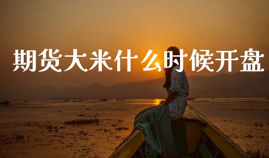期货大米什么时候开盘_https://www.qmgjg.com_恒生指数是什么_第1张