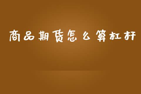 商品期货怎么算杠杆_https://www.qmgjg.com_恒生指数期货_第1张