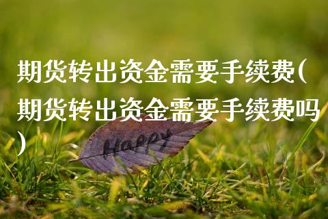 期货转出资金需要手续费(期货转出资金需要手续费吗)_https://www.qmgjg.com_恒生指数是什么_第1张
