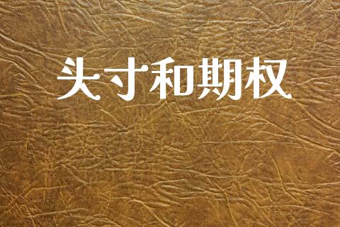 头寸和期权_https://www.qmgjg.com_港股恒生指数_第1张