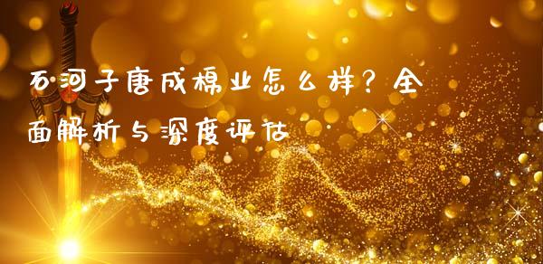 石河子唐成棉业怎么样？全面解析与深度评估_https://www.qmgjg.com_港股恒生指数_第1张