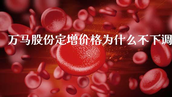 万马股份定增价格为什么不下调_https://www.qmgjg.com_港股恒生指数_第1张