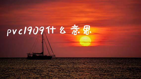 pvc1909什么意思_https://www.qmgjg.com_恒生指数是什么_第1张
