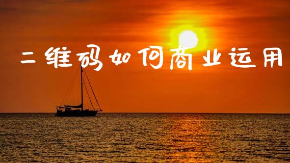 二维码如何商业运用_https://www.qmgjg.com_恒生指数期货_第1张