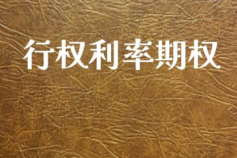 行权利率期权_https://www.qmgjg.com_恒生指数是什么_第1张