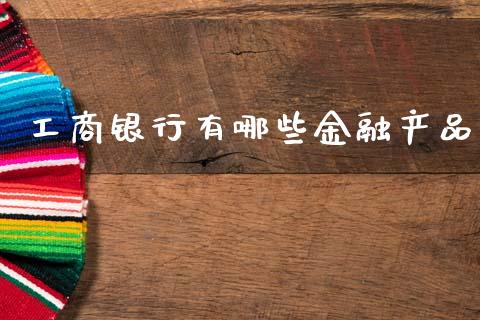 工商银行有哪些金融产品_https://www.qmgjg.com_恒生指数是什么_第1张