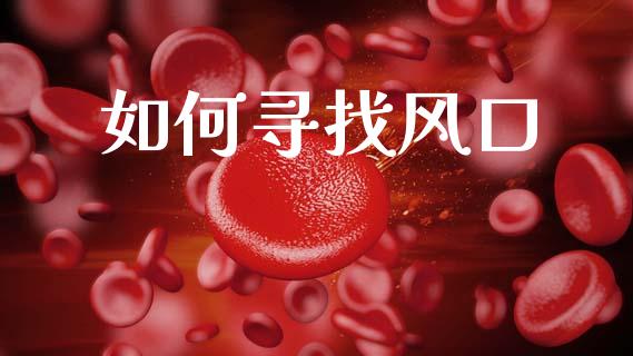 如何寻找风口_https://www.qmgjg.com_港股恒生指数_第1张