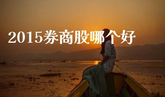 2015券商股哪个好_https://www.qmgjg.com_香港恒生指数_第1张