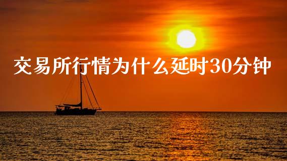 交易所行情为什么延时30分钟_https://www.qmgjg.com_港股恒生指数_第1张