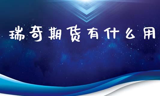 瑞奇期货有什么用_https://www.qmgjg.com_恒生指数是什么_第1张