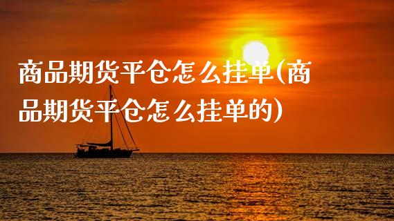商品期货平仓怎么挂单(商品期货平仓怎么挂单的)_https://www.qmgjg.com_恒生指数是什么_第1张