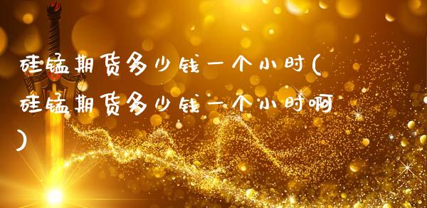 硅锰期货多少钱一个小时(硅锰期货多少钱一个小时啊)_https://www.qmgjg.com_港股恒生指数_第1张