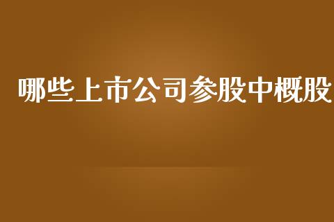 哪些上市公司参股中概股_https://www.qmgjg.com_香港恒生指数_第1张
