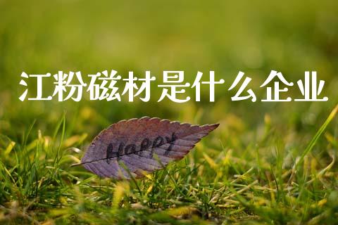 江粉磁材是什么企业_https://www.qmgjg.com_恒生指数期货_第1张