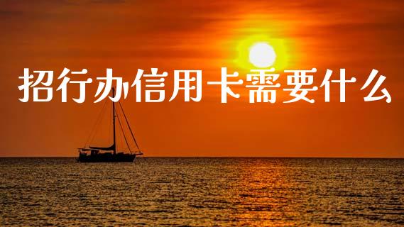 招行办信用卡需要什么_https://www.qmgjg.com_恒生指数是什么_第1张
