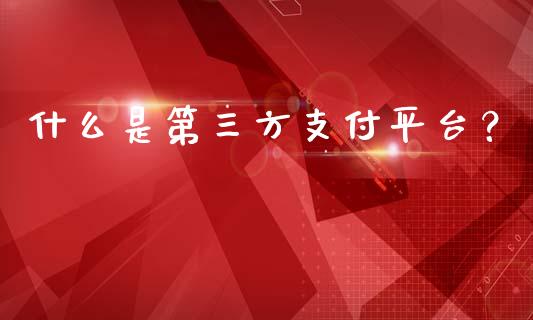 什么是第三方支付平台?_港股恒生指数_第1张_香港恒生指数_恒生指数期货_港股恒生指数_恒生指数是什么 什么是第三方支付平台?_https://www.qmgjg.com_港股恒生指数_第1张