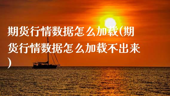 期货行情数据怎么加载(期货行情数据怎么加载不出来)_https://www.qmgjg.com_恒生指数是什么_第1张