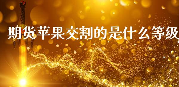期货苹果交割的是什么等级_https://www.qmgjg.com_恒生指数是什么_第1张