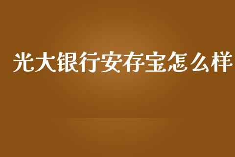 光大银行安存宝怎么样_https://www.qmgjg.com_恒生指数是什么_第1张