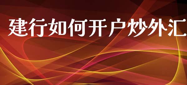 建行如何开户炒外汇_https://www.qmgjg.com_恒生指数是什么_第1张