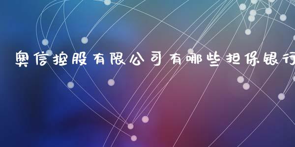 奥信控股有限公司有哪些担保银行_https://www.qmgjg.com_恒生指数期货_第1张