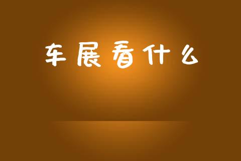 车展看什么_https://www.qmgjg.com_恒生指数是什么_第1张