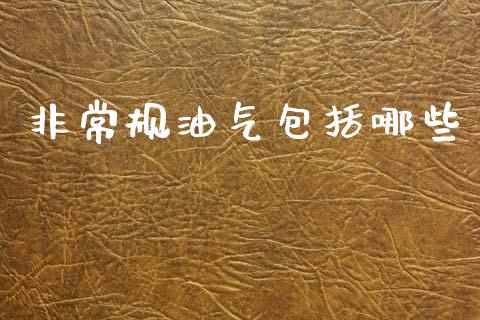 非常规油气包括哪些_https://www.qmgjg.com_恒生指数是什么_第1张