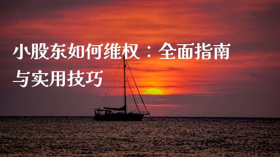 小股东如何维权：全面指南与实用技巧_https://www.qmgjg.com_恒生指数是什么_第1张