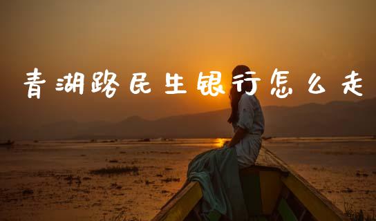 青湖路民生银行怎么走_https://www.qmgjg.com_恒生指数期货_第1张