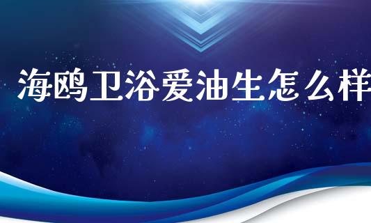 海鸥卫浴爱油生怎么样_https://www.qmgjg.com_香港恒生指数_第1张