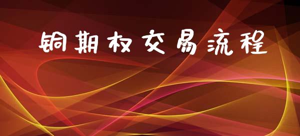 铜期权交易流程_https://www.qmgjg.com_香港恒生指数_第1张