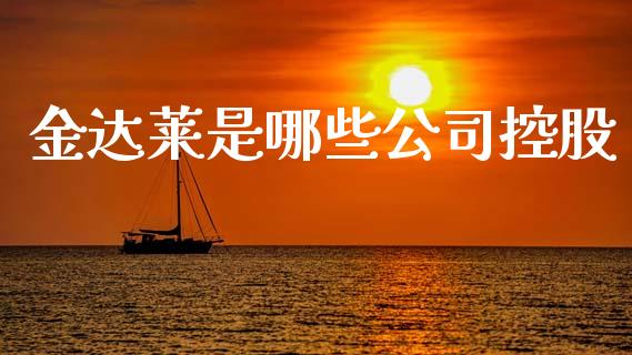 金达莱是哪些公司控股_https://www.qmgjg.com_港股恒生指数_第1张