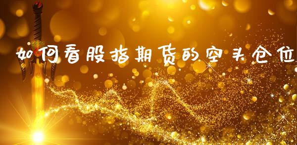 如何看股指期货的空头仓位_https://www.qmgjg.com_香港恒生指数_第1张