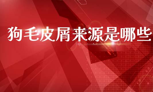 狗毛皮屑来源是哪些_https://www.qmgjg.com_恒生指数是什么_第1张