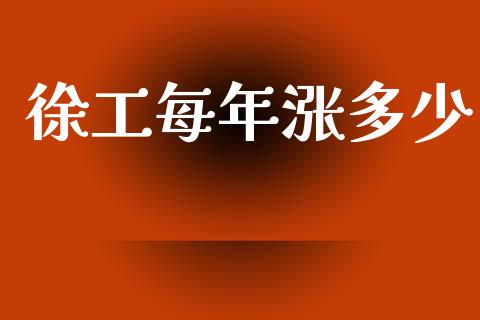徐工每年涨多少_https://www.qmgjg.com_香港恒生指数_第1张