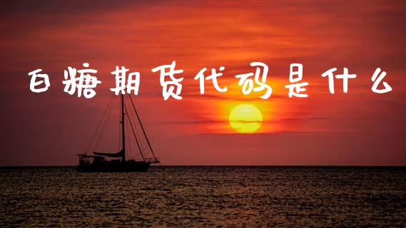 白糖期货代码是什么_https://www.qmgjg.com_香港恒生指数_第1张