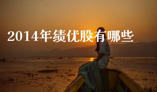 2014年绩优股有哪些_https://www.qmgjg.com_恒生指数是什么_第1张