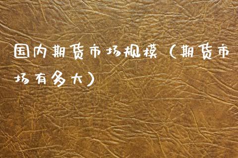 国内期货市场规模(期货市场有多大)_香港恒生指数_第1张_香港恒生指数_恒生指数期货_港股恒生指数_恒生指数是什么 国内期货市场规模(期货市场有多大)_https://www.qmgjg.com_香港恒生指数_第1张