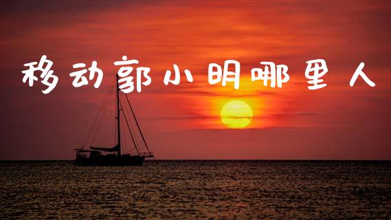 移动郭小明哪里人_https://www.qmgjg.com_港股恒生指数_第1张