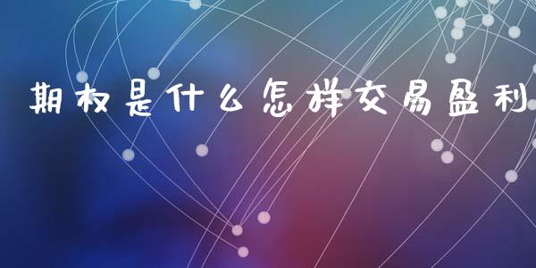 期权是什么怎样交易盈利_https://www.qmgjg.com_港股恒生指数_第1张