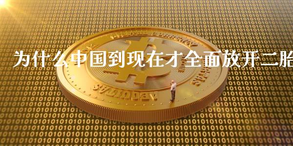 为什么中国到现在才全面放开二胎_https://www.qmgjg.com_恒生指数期货_第1张