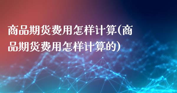 商品期货费用怎样计算(商品期货费用怎样计算的)_https://www.qmgjg.com_恒生指数期货_第1张