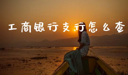 工商银行支行怎么查_https://www.qmgjg.com_港股恒生指数_第1张
