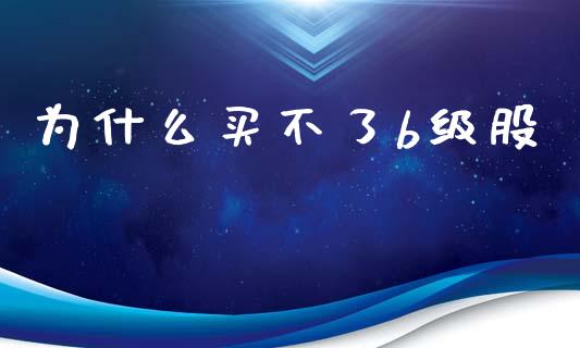 为什么买不了b级股_https://www.qmgjg.com_恒生指数期货_第1张