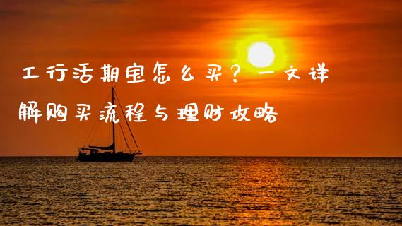 工行活期宝怎么买？一文详解购买流程与理财攻略_https://www.qmgjg.com_恒生指数期货_第1张