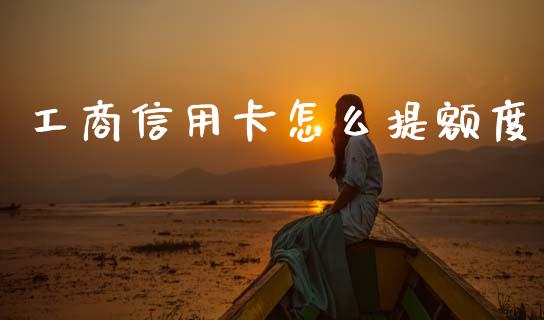 工商信用卡怎么提额度_https://www.qmgjg.com_恒生指数期货_第1张