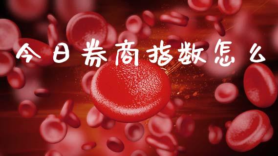 今日券商指数怎么_https://www.qmgjg.com_恒生指数期货_第1张